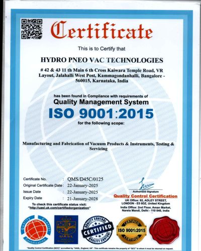 An ISO 9001:2015 Certified Company